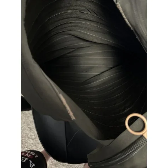 Zip It Olive Green Tote Bag Zipper Reusable Eco Friendly Zip-it Recycleable GR68 - Picture 5 of 5